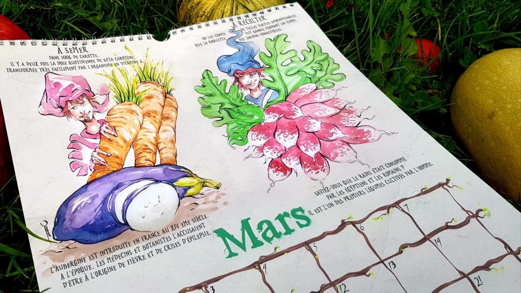 calendrier du potager mars